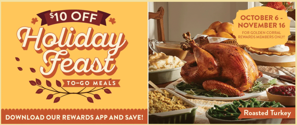 Golden Corral Thanksgiving Menu