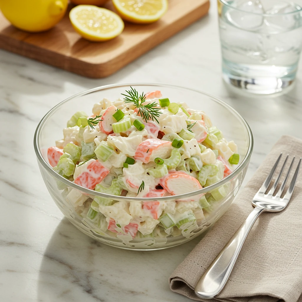 Golden Corral Crab Salad Recipe  Easy & Creamy